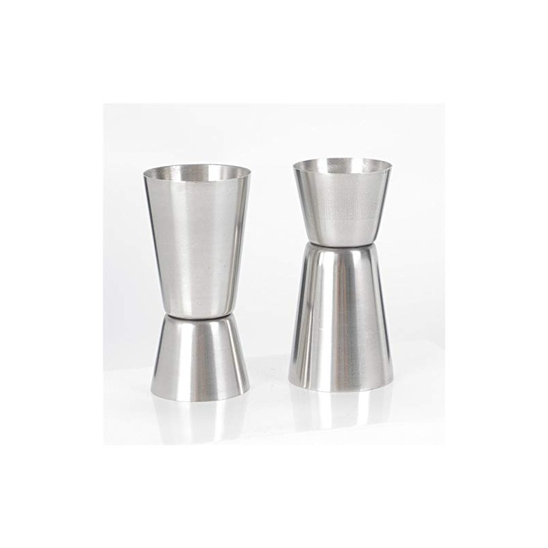 [NOVA] Cocktail Jigger Dual Spirit Measure Cup, Polished Effect, Stainless