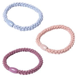 Reccisokz 3-Piece Headband, Women's Headband, Soft Cotton with Ponytail Fabric for Thick and Curly Hair