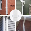 Mzcvriru Downspout Straps 3x4，Gutter Straps ，Straps for downspouts ，Long Collapsible