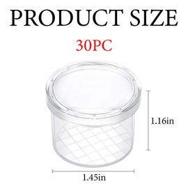 YouHaozhai 30 Pcs Bug Viewer Critter Cage Catcher Magnifying Box Container Cage Jar for Nature Science Exploration Backyard Outdoor Tool