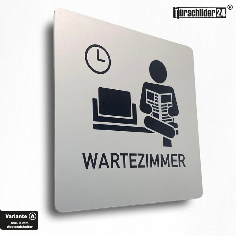 Türschilder24 XXL Door Sign 125 x 125 mm Workshop 1.5