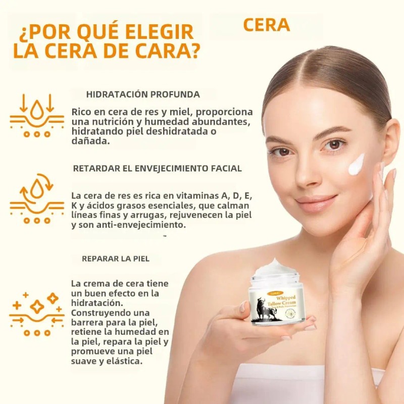 Crema Facial Corporal Cebo Res + Miel Hidrata Humecta Aclara