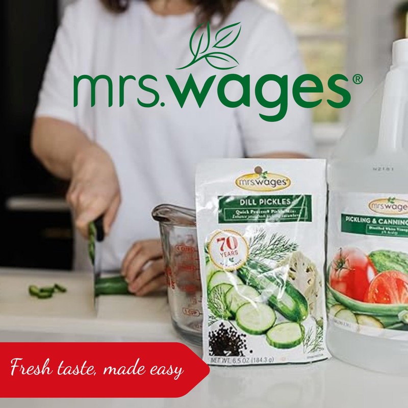 Mrs. Wages Pickle Mix, Xtra Crunch, Easy-To-Use, Fast Results, Great
