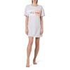 Tommy Jeans Women Nightshirt Oversize Nightdress Stretch Cotton, Grey (Ice