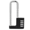 NBYT Cabinet Lock,Combination Padlock,Gym Locker Lock Code Long Adjustable Shackle