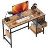 CubiCubi Computer Desk with 2 Drawers, 40 Inch Small Home