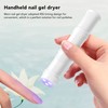Mini Nail Curing Lamp 3pcs Light Chips 45s Timing Handheld