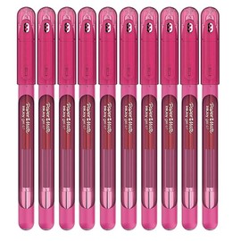 Newell Brands 10x Paper Mate InkJoy Capped Gel Ink Pens Assorted Colours 0.7mm Medium Point Nib Tip Adult Colouring Set (Pink)