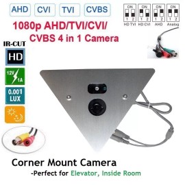 DiySecurityCameraWorld Corner Mount Elevator Camera 700 TVL High-Res w/ 2.8mm Wide Angle Fixed Lens