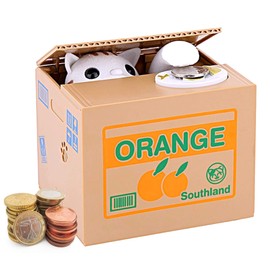 Auped Electronic Automatic Money Box Panda Money Bank Gift for Kids