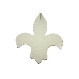 ChicWick Car Candle French Vanilla Fleur-De-Lis Shape Car Freshener Fragrance
