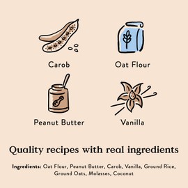 Bocce's Bakery Mud Pie Oh My Training Treats for Dogs, Wheat-Free Dog Treats, Made with Real Ingredients, Baked in The USA, All-Natural & Low Calorie Training Bites, PB, Carob, & Vanilla Recipe, 6 oz