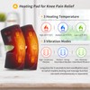 FEETMOR Heated Knee Brace Wrap with Massage - Battery Powered