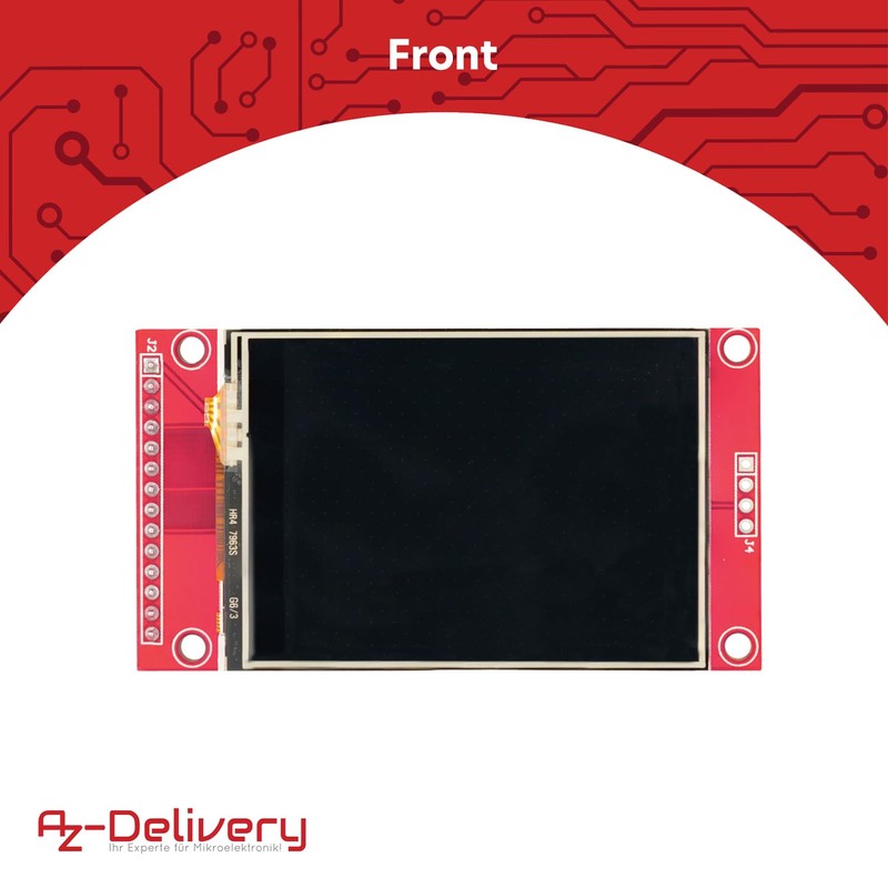AZDelivery 1 x 2.4 Inch LCD TFT Touch Display -