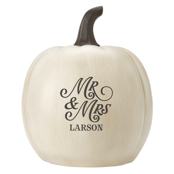 Let's Make Memories Personalized Light Up Pumpkin Decor - Celebrate