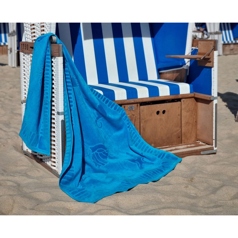 Zollner XXL 039 Beach Towel, 100 x 200 cm, Cotton,