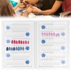96 Colors Nail Gel Polish Display Book Detachable Magnetic Nail