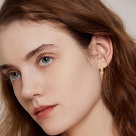 Virgin Mary Hoop Earrings Sterling Silver Earrings with Virgin Mary Earrings "Our Lady of Guadalupe" Catholic Jewellery for Women, Sterling Silver, No Gemstone