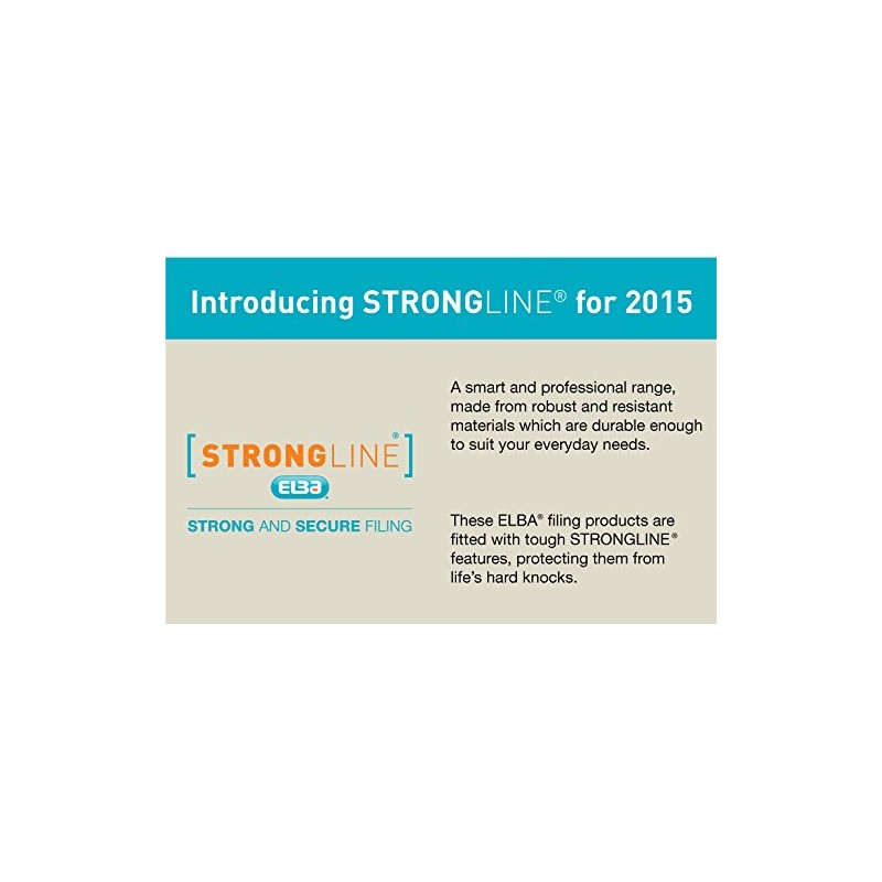 Elba A4 4-D Ring Binder, 50mm capacity, 70mm spine, Presentation