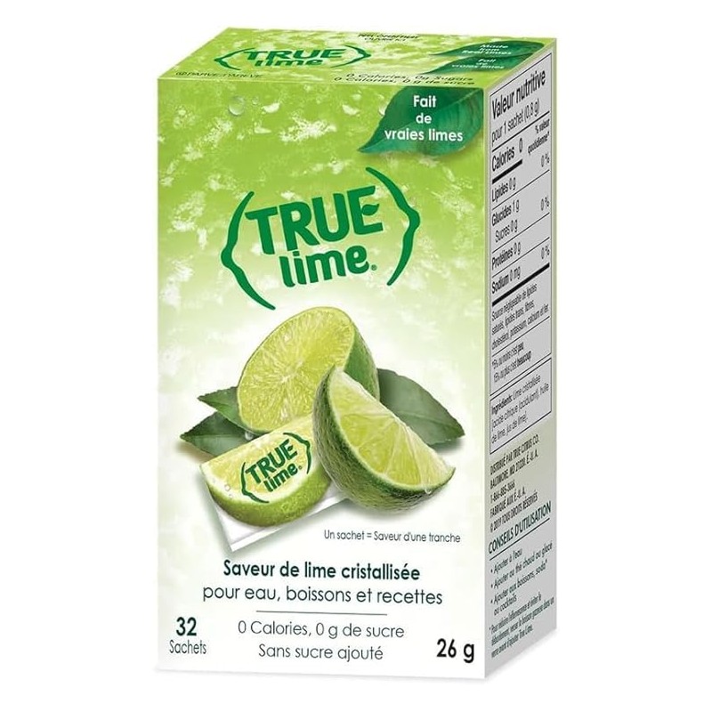 TRUE LIME Water Enhancer (128 Packets | 32 Packets each