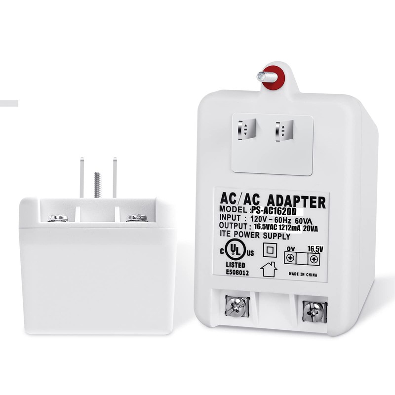 16.5 Volt Doorbell Transformer Compatible with Ring, for Nest, for