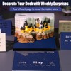 3D Calendar Tear Off 2026 3D Desk Calendar Notepad with