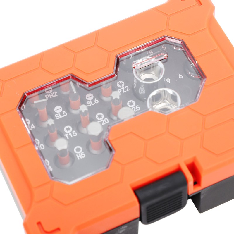 23 Pcs Socket Wrench Set Multi Functional 1/4 Inch Drive