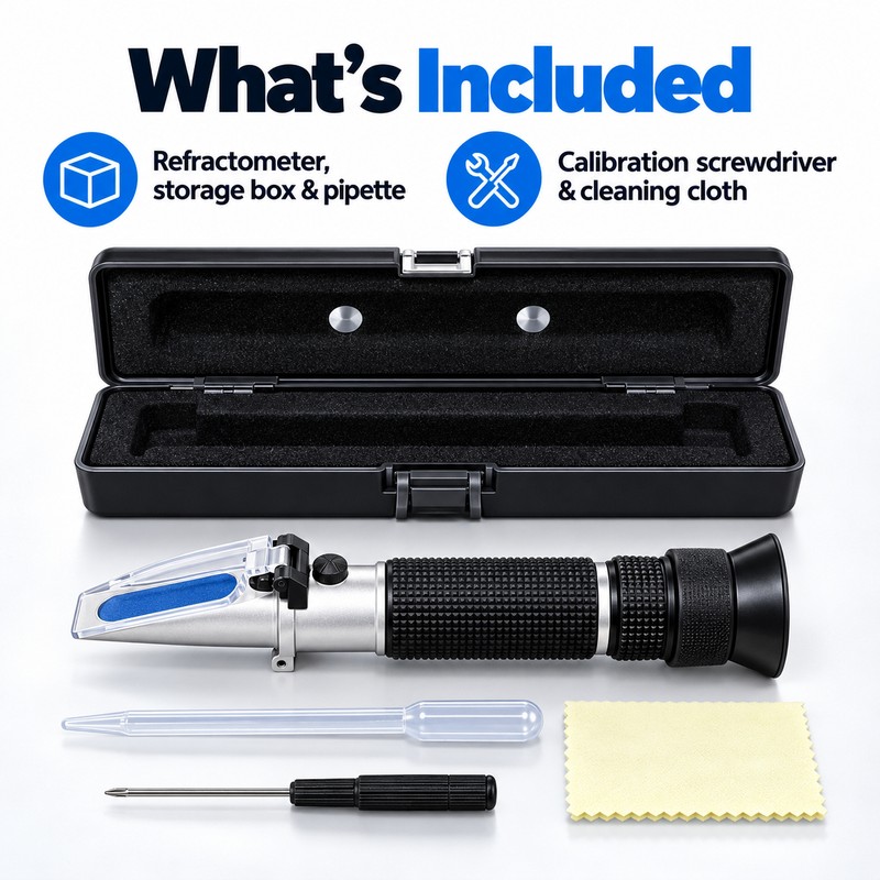 4-in-1 Automotive Antifreeze Refractometer for Car Fluid Testing – ATC