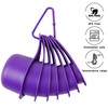 Smithcraft Plastic Measuring Cups and Spoons Set 15, Purple Dry