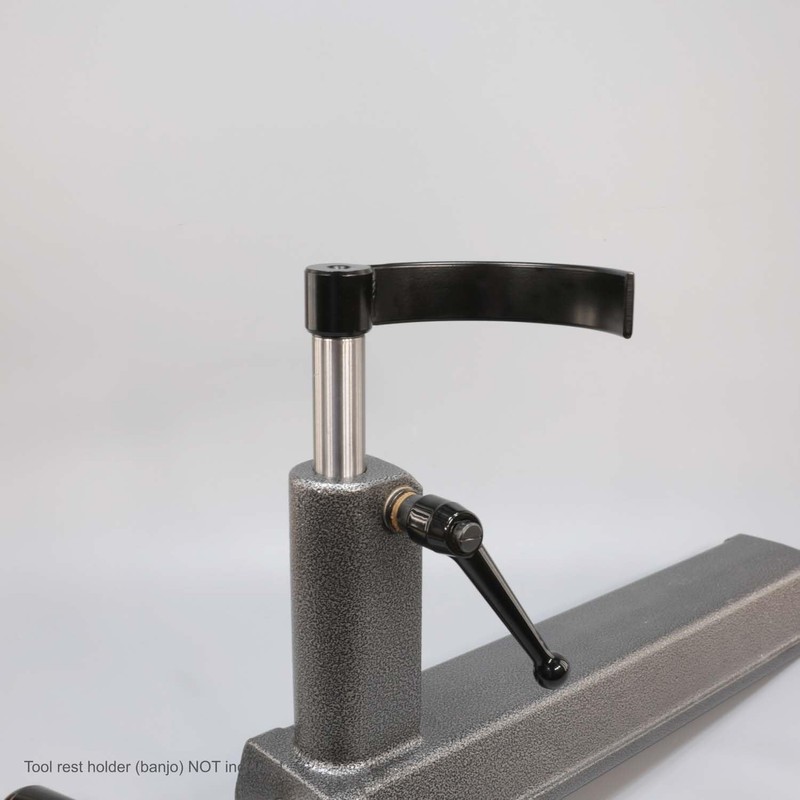 Hurricane Turning Tools, 5" Diameter Curved Tool Rest For Turning
