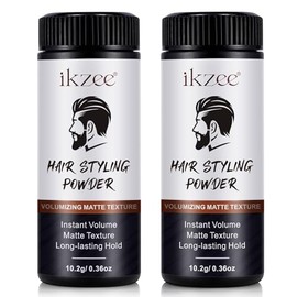 Polvo Texturizante Para Peinar El Cabello, Para Hombres Y Mujeres, Voluminizador De Larga Duración, Peinado Mate Natural, Fácil De Usar, Set De 2, 10 G