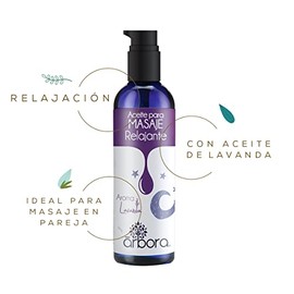 Árbora Kit Masaje Relajante: Crema para Pies y Piernas Cansados con Menta y Tea Tree + Aceite de Masaje con Lavanda. Frescura Inmediata, Relajación
