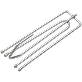 48 PCS Metal Curtain Hooks,Pinch Pleat Curtain Hook (Silver)