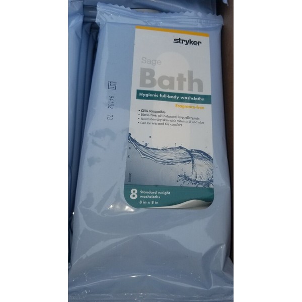 Sage Bath Bath Wipe or Washcloth 8 x 8" 7989