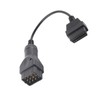 12 Pin to 16 Pin OBD2 Connector Cable OBDII Adapter