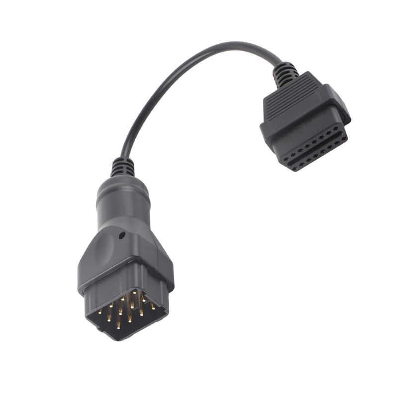 12 Pin to 16 Pin OBD2 Connector Cable OBDII Adapter