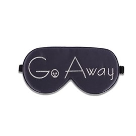 ALASKA BEAR Mulberry Silk Sleep Mask Luxury Cool and Lustrous Eye Cover for Sleeping Unisex (Go Away)
