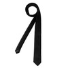 DonDon men's slim tie, 5 cm, plain, matt, shiny and