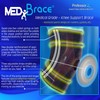 MEDiBrace Runners Knee Support Brace QUAD-Spring-Core with Open Patella ACL,