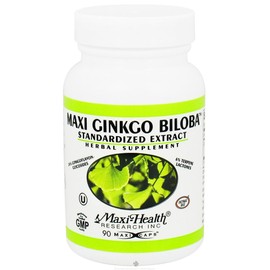 MAXI HEALTH KOSHER VITAMINS MAXI GINKGO BILOBA, 90 CAP