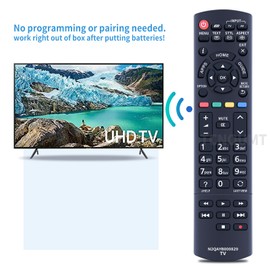 GOUYESHO N2QAYB000829 Remote Control Replacement for Panasonic Four TV TX-48AS640E TX-48ASR650 TX-48AX630E TX-48AXW634 TX-60ASR650 TX-60ASW654 TX-L42ET60Y TX-P50ST60Y TX-LTX-LTX-L50ST60Y