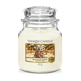 Yankee Candle Spun Sugar Flurries Medium Classic Jar Candle
