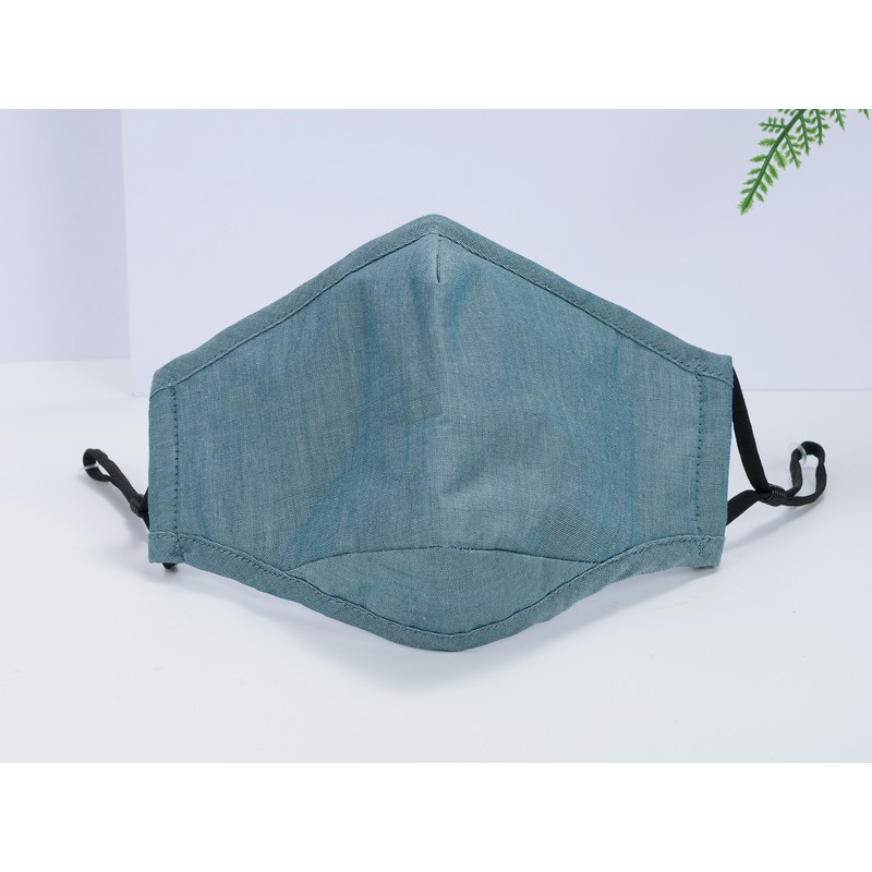 10 PCs Adult Face Masks Washable and Reusable Solid Color