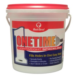 Red Devil 0541 ONETIME Lightweight Spackling, 1 Gallon, Made in USA