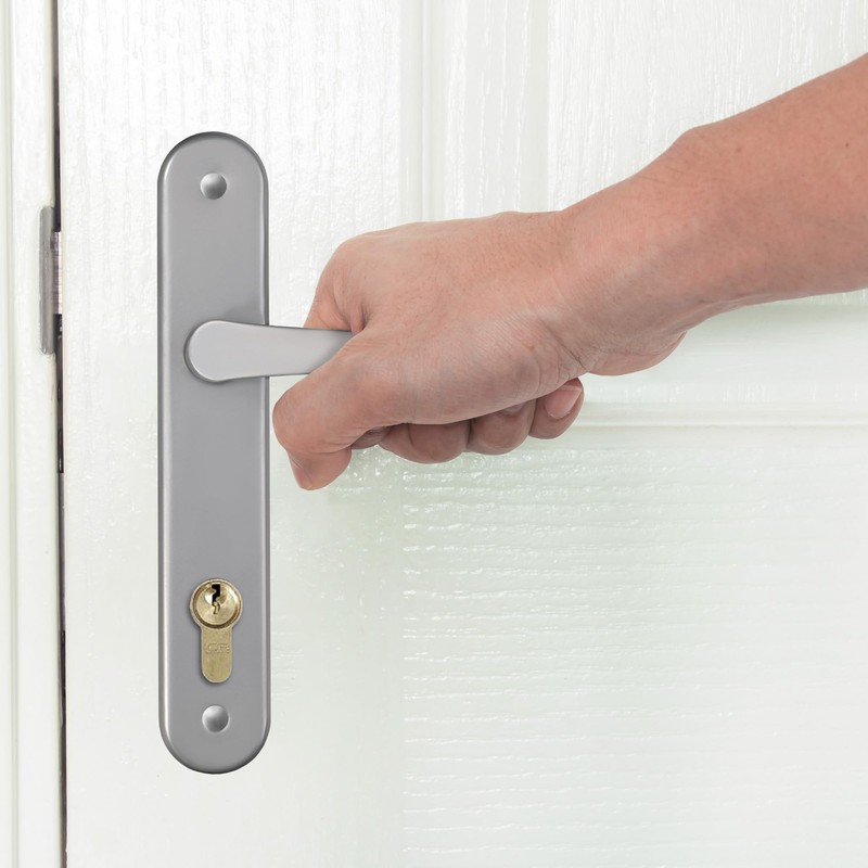 KOTARBAU® Door Handle 90 mm Right Left for Profile Cylinder