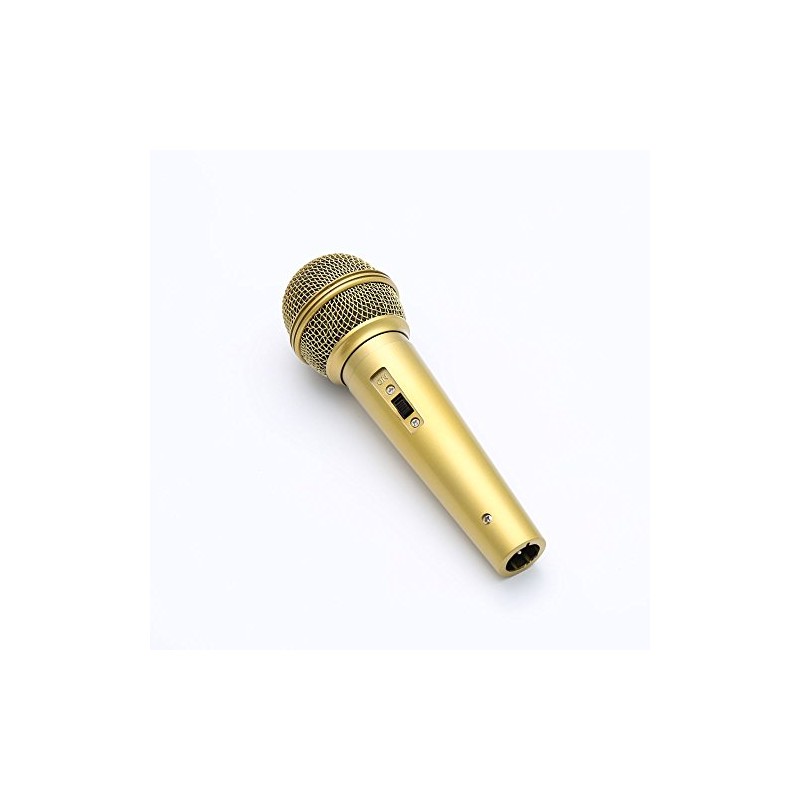 Play Avenue Microphone Costume Accessory Gold Unisex