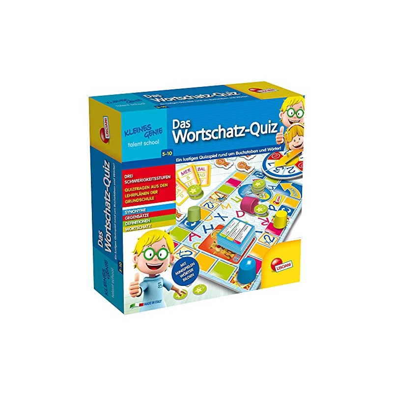 Lisciani DE66650 Quiz, Little Genius