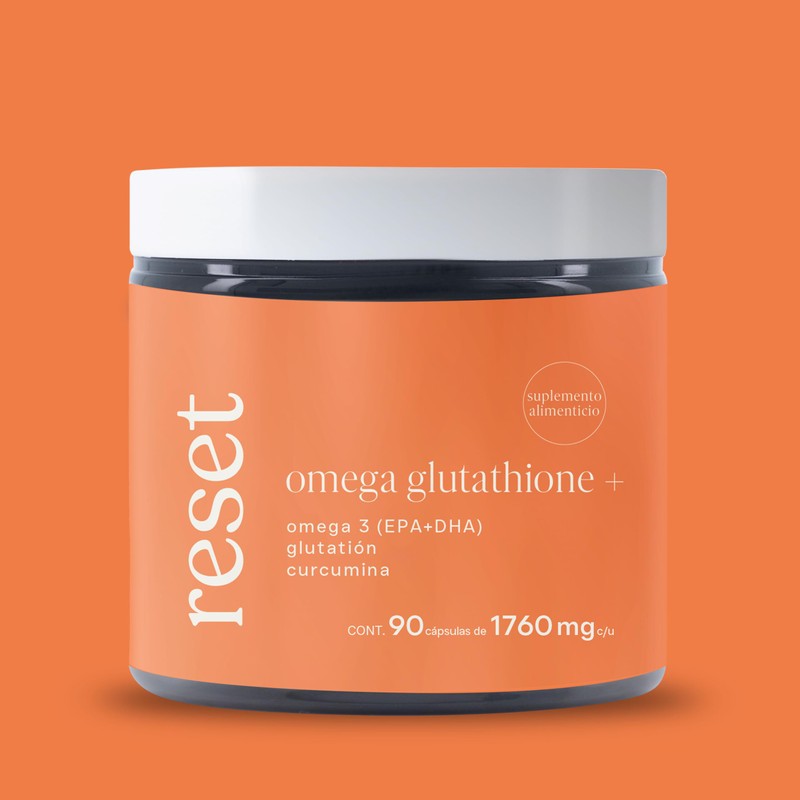 RESET | OMEGA GLUTATHIONE + Omega 3 (EPA+ DHA), Glutatión