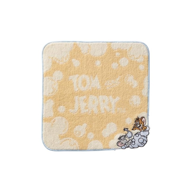 Maruman Mini Towel Tom and Jerry Bubble Bath Handkerchief, Character