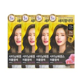 SELLERHUBSHOP Mise en Scène All New Shining Essence 7N Natural Brown x4 / 미쟝센 올뉴 샤이닝에센스 7N 자연갈색 x4